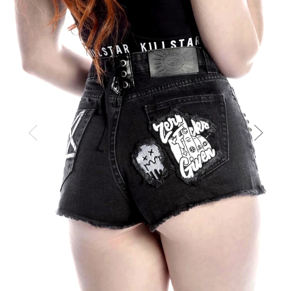 SOLD - Killstar Furia Do-As-I-Say shorts - Picture 1 of 4